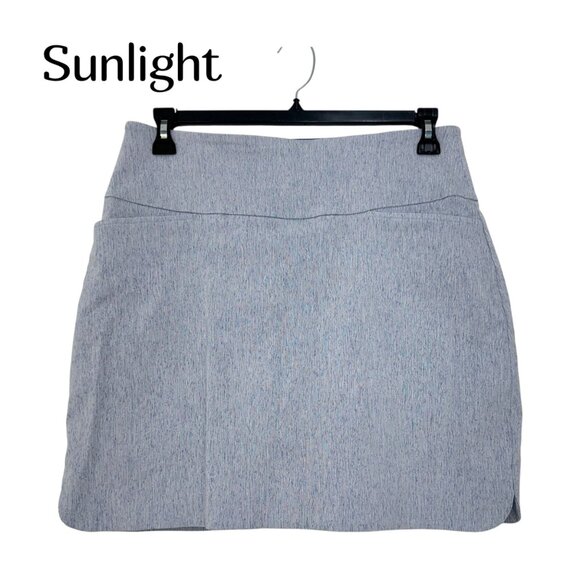 S.C.&Co. Womens Golf Skort Size L Light Blue Heather With Built-In Shorts - Picture 1 of 9
